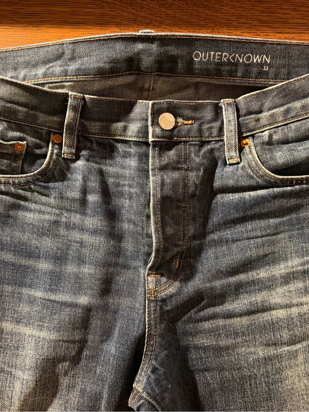 OUTERKNOWN S.E.A. Jeans Men’s Blue Straight Leg~33x30
